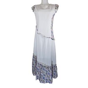 Adobe Lane Stunning Wildflower Boheimian Flirty Stunning Vacation Dress M NWT